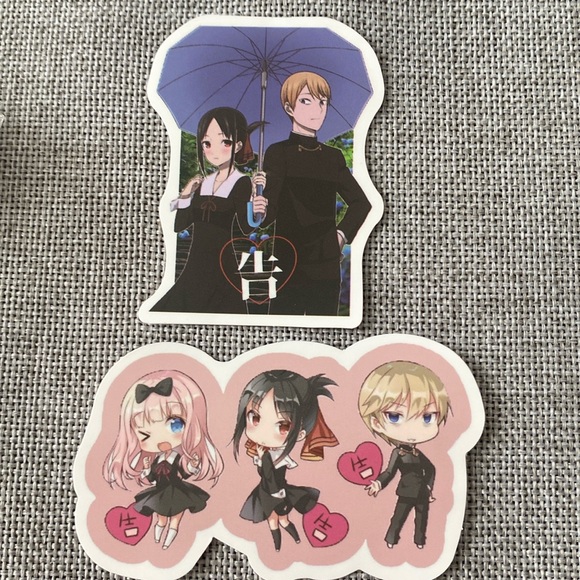 Love is War - anime stickers, waterproof - Picture 2 of 5